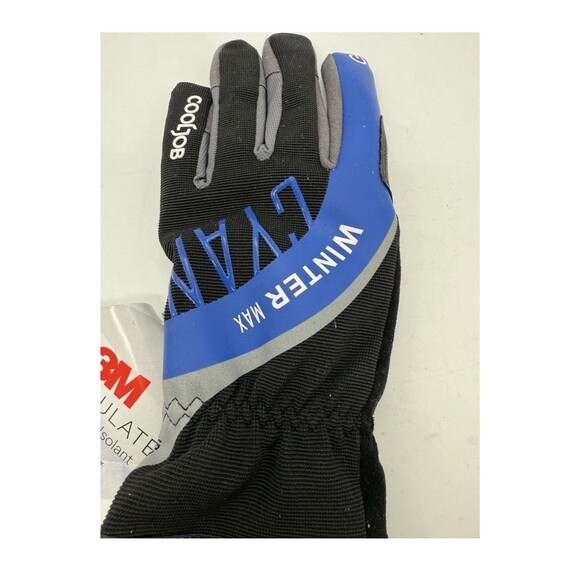 COOLJOB Leather Gloves Waterproof Winter Max Touch Screen 3M Thinsulate Medium - Picture 12 of 13